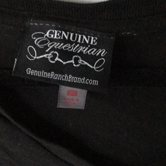 Genuine Equestrian Ranch Western Horse graphic tee - Picture 3 of 6
